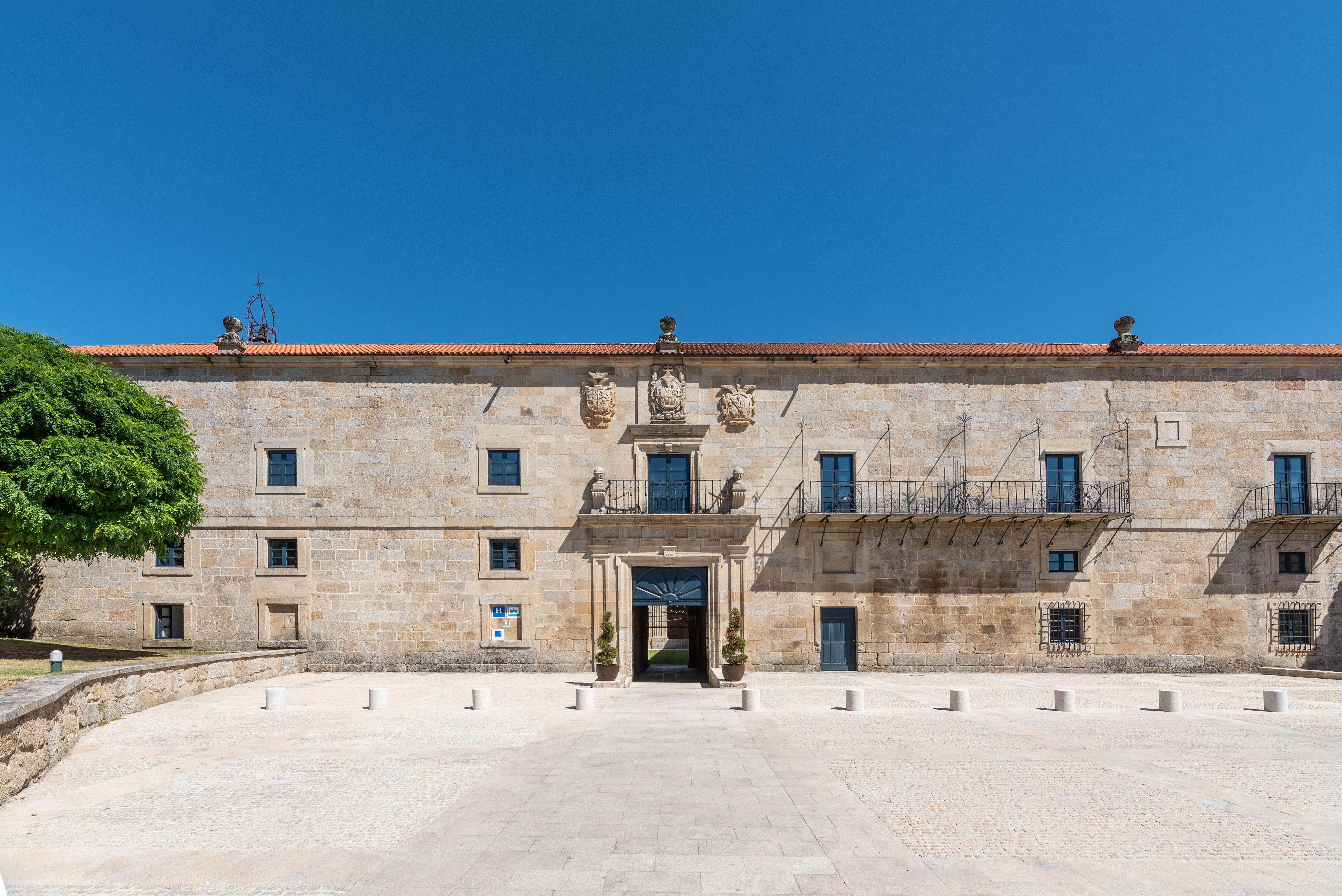Eurostars Monumento Monasterio De San Clodio Hotel Leiro エクステリア 写真