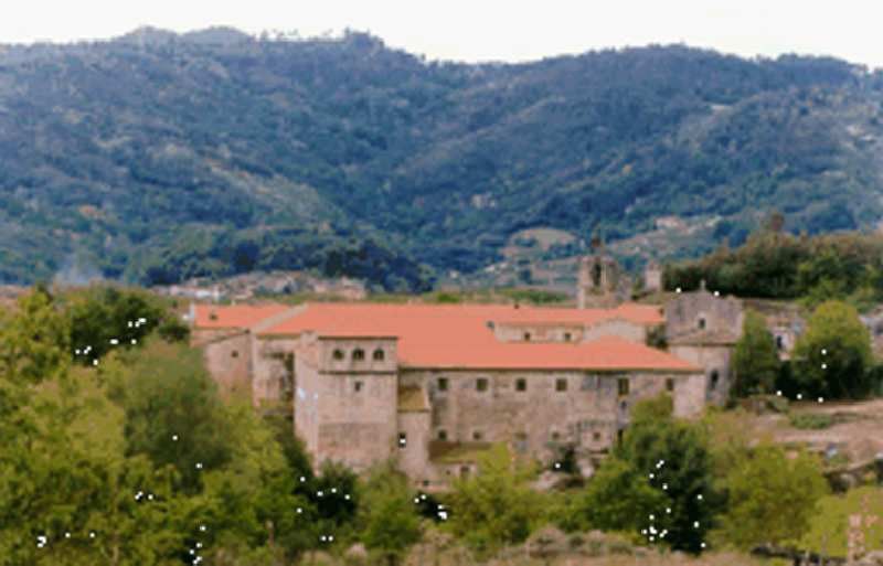 Eurostars Monumento Monasterio De San Clodio Hotel Leiro エクステリア 写真